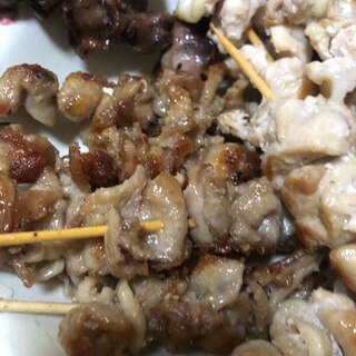 フライパンで焼き鳥